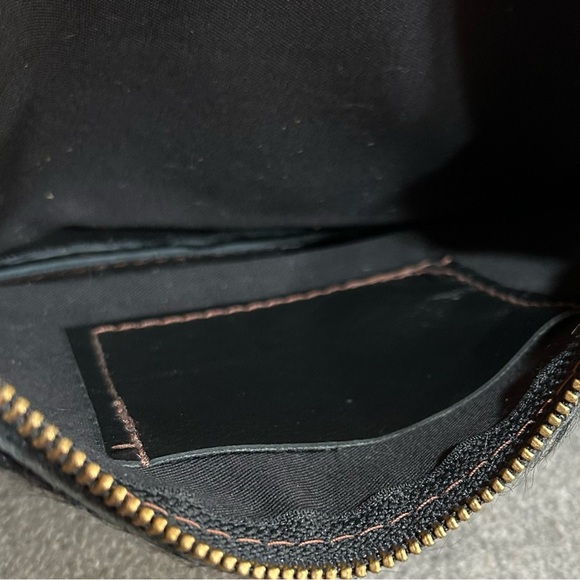 NEW Wild Goose Bags WG Cowhide Cow Hair & Leather Crossbody Purse Black - Picture 4 of 6